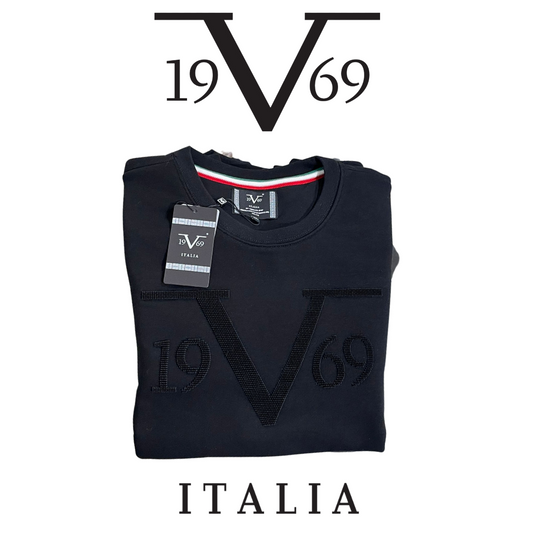 Schwarzes Shirt 19V69 Italia by Versace