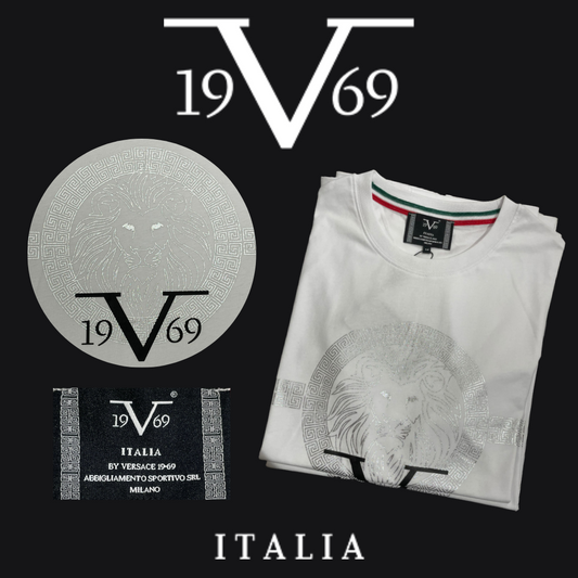 Weißes Shirt 19V69 1969 Italia by Versace